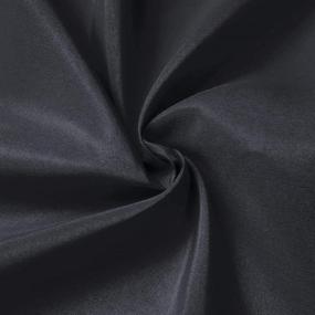 img 1 attached to 🎉 Черное заливное занавеска GFCC - элегантная полиэфирная 6FT x 10FT для запоминающейся свадебной вечеринки или банкета
