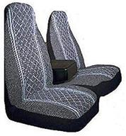 🚗 allison 67-1917gry gray diamond back 60/40 split truck seat cover (pack of 2): enhance style and protect your seats! logo