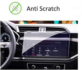img 2 attached to 📱 2019-2021 Q3 Touch Screen Protector: ZFM, Anti Glare Scratch & Shock Resistant - Must-Have Navigation Accessory