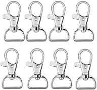 🔗 metal swivel clasps lanyard snap hooks with lobster claw clasps - jewelry findings (1.625" x 1") logo