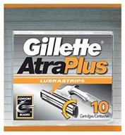 🪒 gillette atraplus cartridges: lubrastrip enhanced, 10-count packages (2 packs) - get the best shaving experience! logo