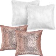 glitter decorative pillowcases cushion christmas logo