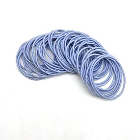 img 2 attached to 💪 300 Pieces of No Crease Hair Ties for Thick, Heavy, and Curly Hair - Bulk Hair Bands and Ponytail Holders