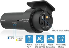 img 2 attached to Улучшенная автомобильная видеокамера BlackVue DR750X-2CH Cloud с картой microSD на 32 ГБ, Full HD, Wi-Fi, GPS, режимом парковки, монитором напряжения, совместимость с LTE (опциональный модуль CM100 LTE)