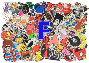 img 3 attached to 8 Series Stickers 100 Pcs/Pack Stickers Variety Vinyl Car Sticker Motorcycle Bicycle Luggage Decal Graffiti Patches Skateboard Stickers For Laptop Stickers For Kid And Adult (Series F)