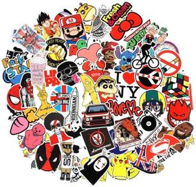 img 4 attached to 8 Series Stickers 100 Pcs/Pack Stickers Variety Vinyl Car Sticker Motorcycle Bicycle Luggage Decal Graffiti Patches Skateboard Stickers For Laptop Stickers For Kid And Adult (Series F)