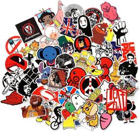 img 2 attached to 8 Series Stickers 100 Pcs/Pack Stickers Variety Vinyl Car Sticker Motorcycle Bicycle Luggage Decal Graffiti Patches Skateboard Stickers For Laptop Stickers For Kid And Adult (Series F)