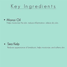 img 2 attached to 🌊 Revitalize Your Skin with VITAMINS AND SEA BEAUTY Exfoliating Face Scrub! Monoi Oil and Sea Kelp Infused, Skin Antioxidant- 5.1 Fl Oz