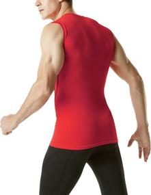 img 1 attached to TM MUV06 WHT_Medium Sleeveless Compression Muscle Baselayer Men's Clothing