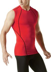 img 2 attached to TM MUV06 WHT_Medium Sleeveless Compression Muscle Baselayer Men's Clothing