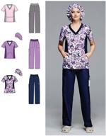 👚 simplicity easy-to-sew scrubs sewing pattern: women's sizes 10-18 - effortless and stylish! logo