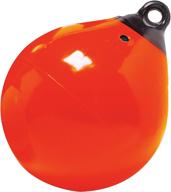🛥️ taylor made 61146 tuff end inflatable boat buoy - orange, 15" diameter: top-notch quality for reliable water safety logo