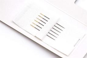 img 2 attached to 🍀 Precision Stitching: Clover Needles Applique Sharps No 12 for Seamless Sewing