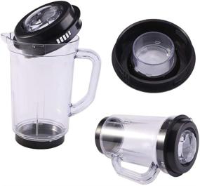 img 1 attached to 🥤 33oz Magic Juicer Blender Pitcher with Water and Milk Cup Holder - Replacement for Juicer Mixer Pitcher
