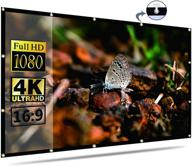 🎥 100-inch portable indoor outdoor projector screen | 16:9 movie screens for home theater cinema logo