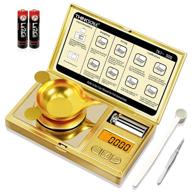 🔍 thinkscale high precision milligram scale: accurate 50g/0.001g digital pocket scale for powder, jewelry, medicine, gem, reloading, mini gold gram - 6 units, tare, cal weight, tweezer and tray included logo