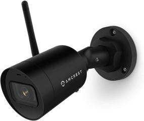 img 4 attached to 🎥 Amcrest SmartHome 4MP Антивандальная камера для наружного применения с WiFi Bullet 4MP камера видеонаблюдения наружного назначения, ночное видение до 98 футов, встроенный микрофон, угол обзора 101°, объектив 2,8 мм, хранение на MicroSD, ASH42-B-V2 (черный)