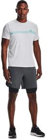 img 2 attached to 🩳 Men's Under Armour Launch Stretch Woven 2 in 1 Shorts - 7-inch Option