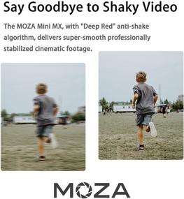 img 1 attached to 📱 MOZA Mini-MX Smartphone Gimbal Handheld Stabilizer | 280g Max Payload | Vlog YouTube Street Snapshot Compatible | iOS & Android | Small Palm Size | iPhone, Huawei, Samsung, OnePlus