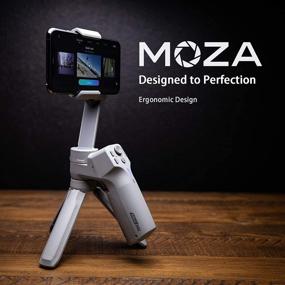 img 3 attached to 📱 MOZA Mini-MX Smartphone Gimbal Handheld Stabilizer | 280g Max Payload | Vlog YouTube Street Snapshot Compatible | iOS & Android | Small Palm Size | iPhone, Huawei, Samsung, OnePlus