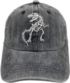 img 4 attached to 🦴 Stylish NVJUI JUFOPL Baseball Accessories - Embrace the Skeleton Dinosaur Trend for Boys!