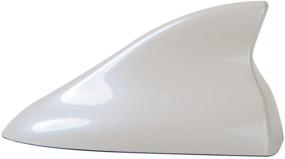 img 4 attached to Ramble- Shark Fin Antenna for Subaru XV and Forester (Advanced Pearl White) - Utility Model Patented Production, High-Quality Auto Exterior Parts, Car SUV Aerial Accessories