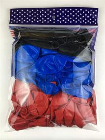 img 1 attached to Яркие разноцветные воздушные шары для вечеринок - упаковка из 100 штук, 12 дюймов