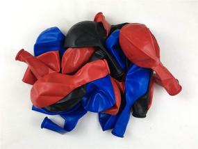 img 2 attached to Яркие разноцветные воздушные шары для вечеринок - упаковка из 100 штук, 12 дюймов