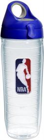 img 4 attached to Tervis NBA Logo Tumbler with Emblem - Blue/Gray Lid, 24oz Clear Water Bottle