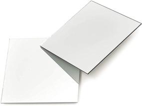 img 1 attached to 🪞 50 Pack Square Glass Mirror Tiles: Enhance Crafts, Centerpieces & DIY Home Decor with 4-Inch Panels