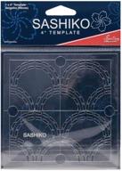 🧵 sew easy sashiko embroidery template in seigaiha (waves) - 4 x 4in: easy stitching for stunning seigaiha designs logo