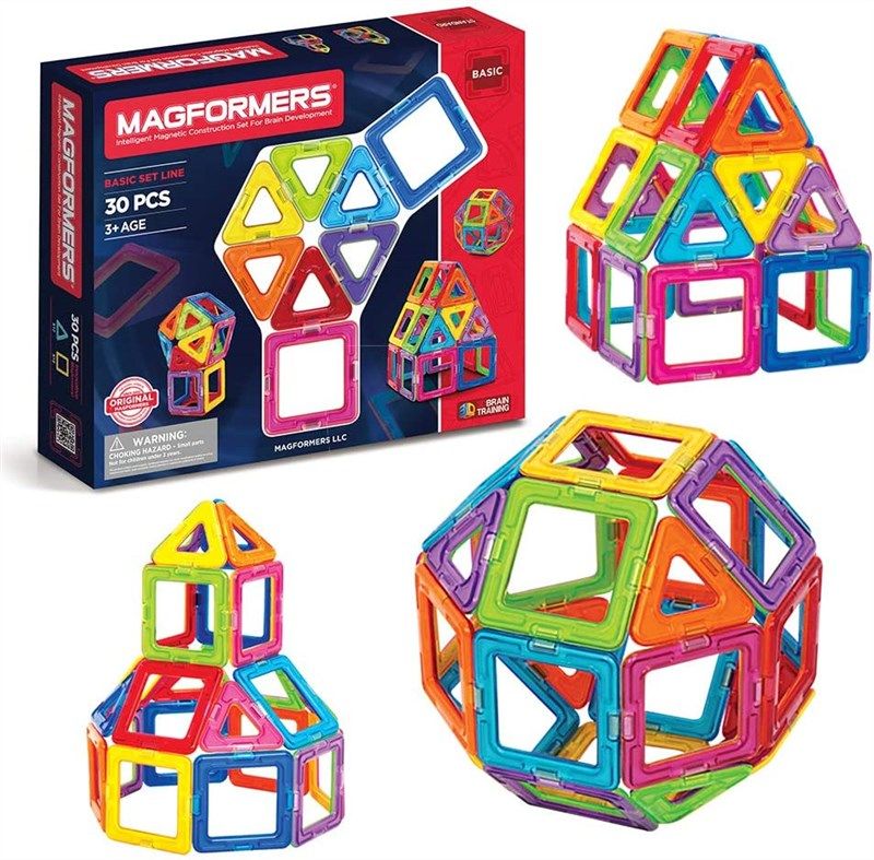 magformers pieces magnetic building educational 로고