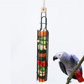 img 4 attached to Feeders，Hanging Vegetable Basket，Bird Holder，Small Cockatiels