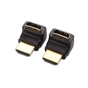 img 4 attached to 🔌 Cable Matters 2-Pack - 270-градусный HDMI переходник с углом поворота и поддержкой 4K и HDR