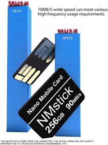 img 2 attached to Enhanced Version NM Memory Card 256GB 90MB/S Nano Memory Card Nano Card Only Suitable For Huawei P30/P30Pro/P40 Series/Mate20 Series/Mate30 Series/Mate40 Series Nano 256GB Card