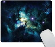 🌌 smooffly outer space stars nebulae mousepad: premium gaming mouse pad for computers and laptops - non-slip rubber, rectangle design logo