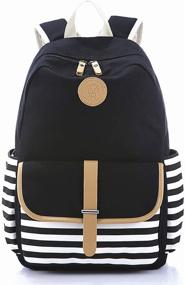 img 3 attached to 🎒 FLYMEI College Bookbag Shoulder Backpack