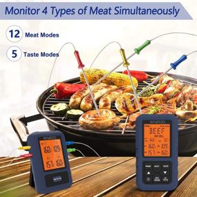 img 2 attached to Thermometer Wireless Grilling Accurate Included