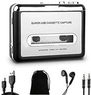 kaforble cassette to mp3 converter: portable player for digitalizing audio music tapes on laptop & mac with earphone & aux cable logo