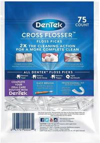 img 3 attached to DenTek Cross Flosser Floss X Shaped Oral Care for Dental Floss & Picks