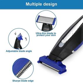 img 2 attached to 🪒 6pcs Micro Touches Solo Trimmer Razor Replacement Head with Cleaning Brush