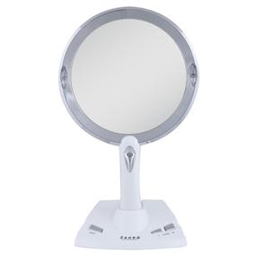 img 4 attached to 💡 Zadro LED Lighted Vanity Mirror with 5X - 1X Power Zoom