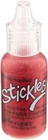 img 1 attached to 🎄 Unleash Festive Sparkles with Ranger Stickles Glitter Glue 1/2-Ounce in Christmas Red!