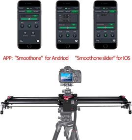 img 2 attached to ASHANKS Motorized Camera Slider with Bluetooth APP Control, Carbon Fiber Rail for DSLR Camera Time Lapse and Follow Focus Video Shooting, 120 Degree Panoramic Shot, 48