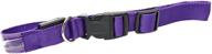 enhanced safety with oxgord 🐾 led pet neck collar - x-large, purple logo