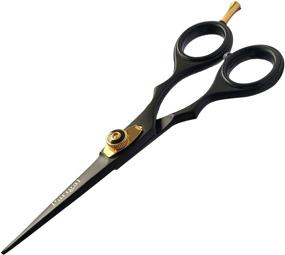 img 3 attached to 💇 Профессиональные ножницы Parigal 5.5" для стрижки волос - бритьевые парикмахерские ножницы из японской нержавеющей стали - прочные инструменты для стрижки волос для мужчин и женщин