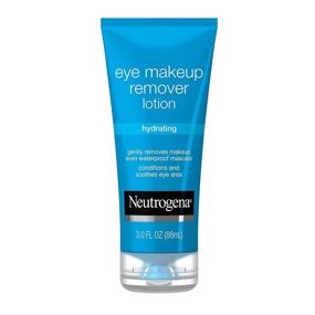 img 4 attached to 💧 Neutrogena Hydrating Eye Makeup Remover Lotion: Gentle and Effective Daily Remover for Waterproof Mascara, Fragrance-Free - 3 oz