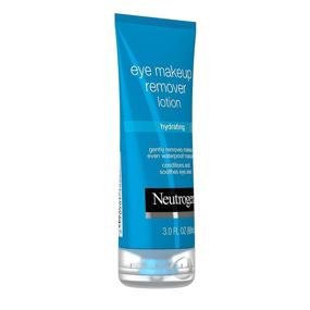 img 2 attached to 💧 Neutrogena Hydrating Eye Makeup Remover Lotion: Gentle and Effective Daily Remover for Waterproof Mascara, Fragrance-Free - 3 oz