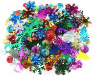 all-in-one assorted color and shape spangle mix - 10g logo