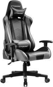 img 4 attached to 🎮 Enhance Your Gaming Experience with the GTRACING Gaming Chair - Gray
